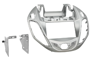FORD B-max (6/2012-&gt;) - Rámeček pro montáž 2DIN autorádia, stříbrný