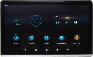 LCD monitor 12,3&quot; OS Android/USB/SD/HDMI s držákem na opěrku, DS-X123AA
