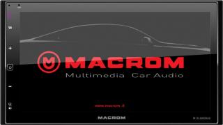 MACROM M-DL6800DAB - 2DIN, 6,8&quot; dotykový displej, DAB, HF, USB, AutoLink