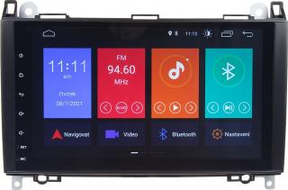 MERCEDES A, B,Viano,Vito - Autorádio s 9 LCD, Android 10.0, Mirror link, BT, USB (80809A)