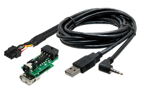 NISSAN Pulsar (15-&gt;) - USB+JACK konektor