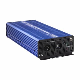 Sinusový měnič napětí z 12/230V + USB, 4000W