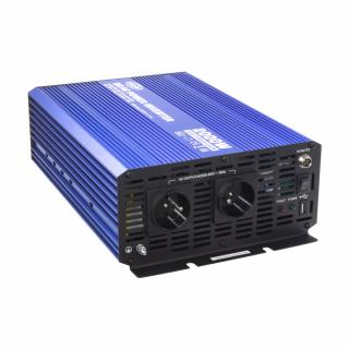 Sinusový měnič napětí z 24/230V + USB, 2000W