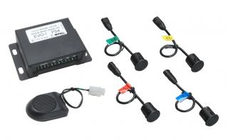 SPAL EVO 100 PS-4 F - Parkovací senzory 12 / 24 V, 4 snímače, akust. signalizace