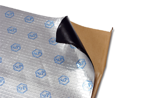 STP Bomb - Antivibrační a tlumící materiál 26,5 x 37,5 x 0,42 cm, balení 4 ks (Síla materiálu 4,2 mm)