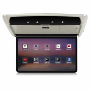 Stropní LCD monitor 15,6&quot; s OS. Android USB/SD/HDMI/FM, dálkové ovládání se snímačem pohybu, šedý