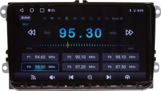 VW - Autorádio s 9&quot; LCD, OS Android, WI-FI, GPS, Carplay, Bluetooth, 2x USB
