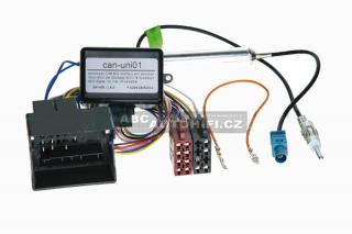 VW Caddy, Golf, Passat, Polo, Tiguan, Touran atd. - ISO adaptér + CAN-Bus modul