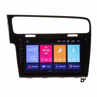 VW Golf VII - Autorádio s Android 11.0, LCD 10&quot;, WIFI, BT, Carplay, Mirror Link