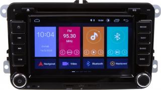 VW, ŠKODA - Autorádio 7  LCD, Android,, GPS, BT, 3 x USB (Apple CarPlay, Mirror Link, Wi-Fi)