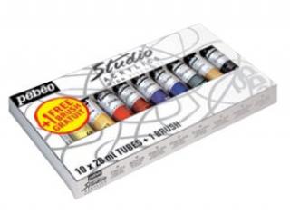 Akrylové barvy Studio Acrylic PROFI 30x20ml (malířský set PEBEO- 30 tub 20 ml)