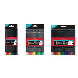 Barevné pastelky Faber-Castell Black Edition / různé sety (barevné tužky Faber-Castell)