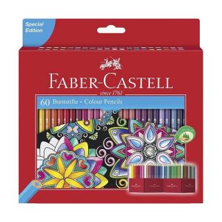 Barevné tužky Castell set Special Edition / 60 barevné (barevné tužky Faber-Castell)