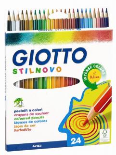 Barevné tužky GIOTTO - 24 barev (Barevné tužky GIOTTO STILNOVO)