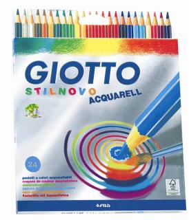 Barevné tužky GIOTTO STILNOVO AQUARELLE - 24 barev (barevné tužky GIOTTO STILNOVO)