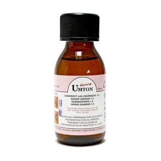 Damarový lak závěrečný UMTON 3233 / různé objemy (přípravky pro olejomalbu UMTON)