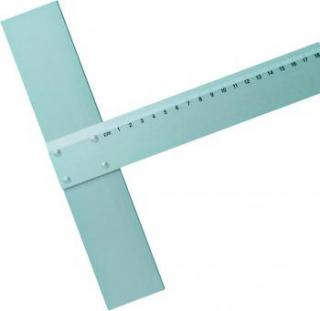 Hliníkové pravítko s T-profilem LENIAR - 70 cm  (technické kreslení )