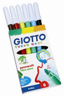 Markery GIOTTO TURBO MAXI / 6 barev (markery )