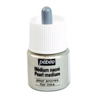 Médium Pebeo s perleťovým efektem (Médium pro akvarelové a akrylové barvy)