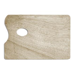 Paleta ze dřeva - obdélník 20x30 (umělecké malířské palety)