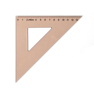 Profesionální trojúhelníkové pravítko LENIAR 45 ° / 21 cm  (technické kreslení )