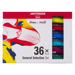 Sada akrylových barev AMSTERDAM dream and create 36 x 20 ml (sada akrylových barev Royal Talens)