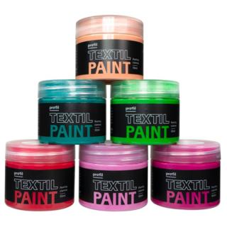 Sada barev na tmavý textil Profil - Wild Rose 6 x 50 ml (Set hobby barev na textil)