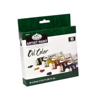 Sada olejových barev Royal &amp; Langnickel / 6x21 ml (Sada olejových barev)