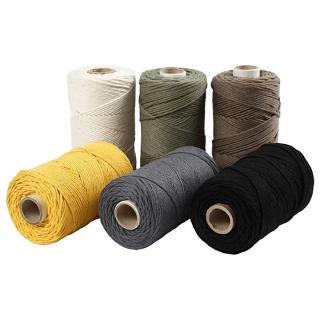 Šňůra na macrame 2 mm x 198 m / různé barvy (provázek na zaplétání)