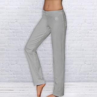Wellness kalhoty z bio bavlny dlouhé unisex – šedé Velikost: L