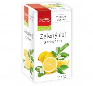 Apotheke Zelený čaj s citronem 20x2g