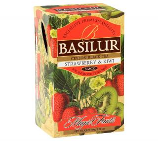 Basilur Magic Strawberry & Kiwi Black 25x2g