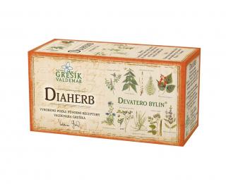 Bylinný čaj Diaherb 20x1,5 g GREŠÍK