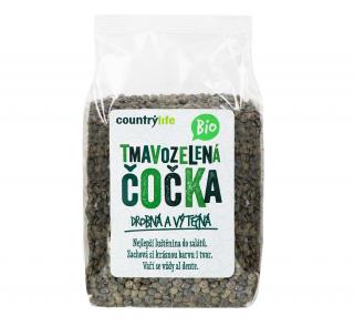 Čočka tmavozelená 500 g BIO COUNTRY LIFE