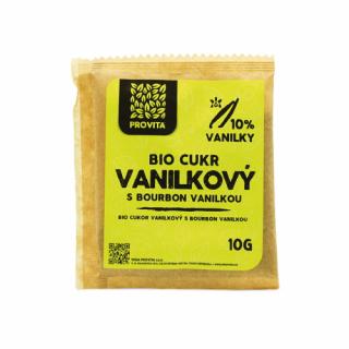 Cukr vanilkový s 10% bourbon vanilky 10 g BIO PROVITA