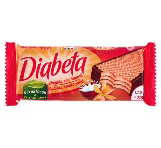 Diabeta Oplatka smetanová polomáčená 32 g PLH