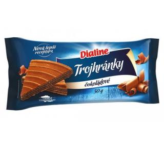 Dialine trojhránky čokoládové 50 g DRUID