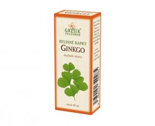 Ginkgo - kapky 50 ml GREŠÍK