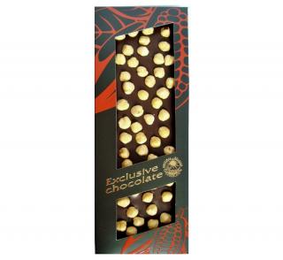 Hořká čokoláda Exclusive s lískovými ořechy 150 g T-SEVERKA