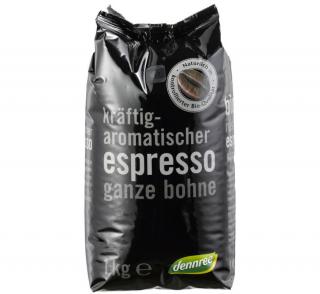 Káva espresso zrnková 1 kg BIO DENNREE