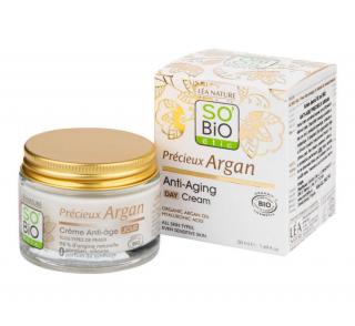 Krém denní Anti-age Argan 50 ml SO´BIO