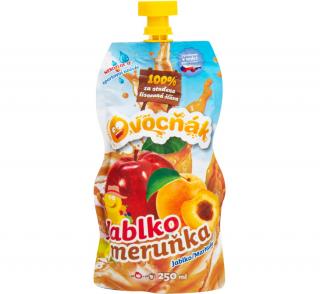 OVOCŇÁK jablko meruňka 250 ml TOKO AGRI