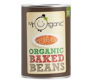 Pečené fazole 400 g Mr Organic