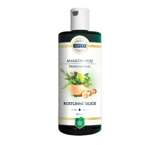 Rostlinné silice masážní olej 200 ml TOPVET