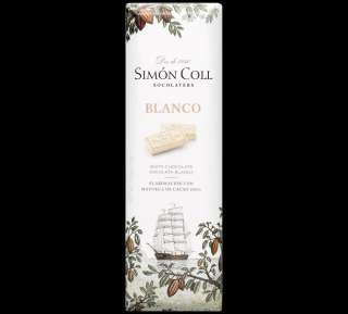 Simón Coll mléčná bílá čokoláda 25 g
