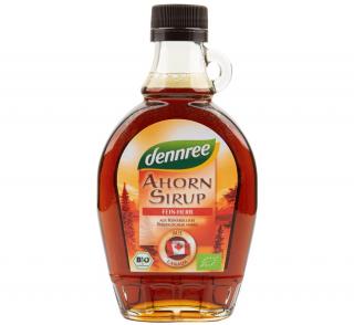 Sirup javorový „A“ tmavý 250 ml BIO DENNREE