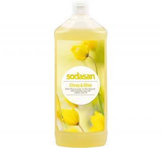 SODASAN Tekuté mýdlo Citrus-Oliva 1 l