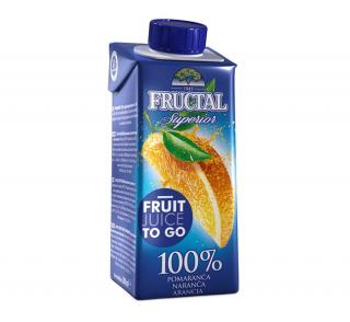 Šťáva 100% pomeranč 200 ml Fructal