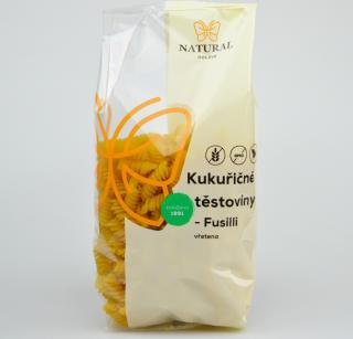 Těstoviny kukuřičné fusilli 300 g NATURAL J.