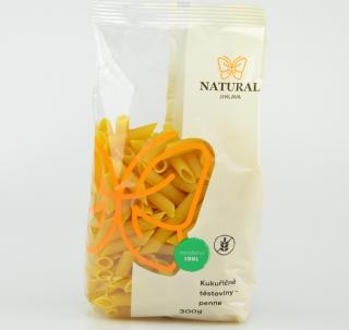 Těstoviny kukuřičné Penne 300 g NATURAL J.